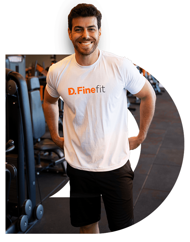 Pessoa na academia D.Finefit